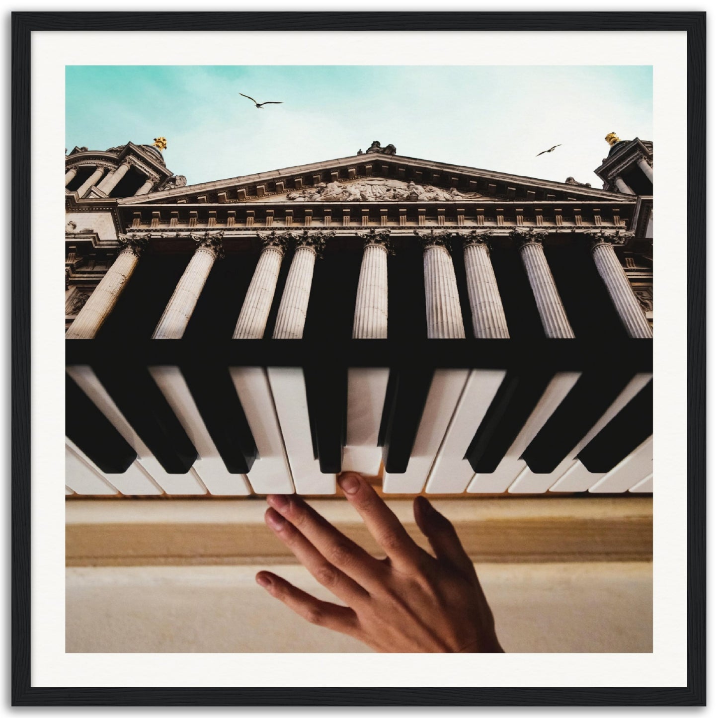 Architectural Symphony - Museum-Quality Framed Art Print