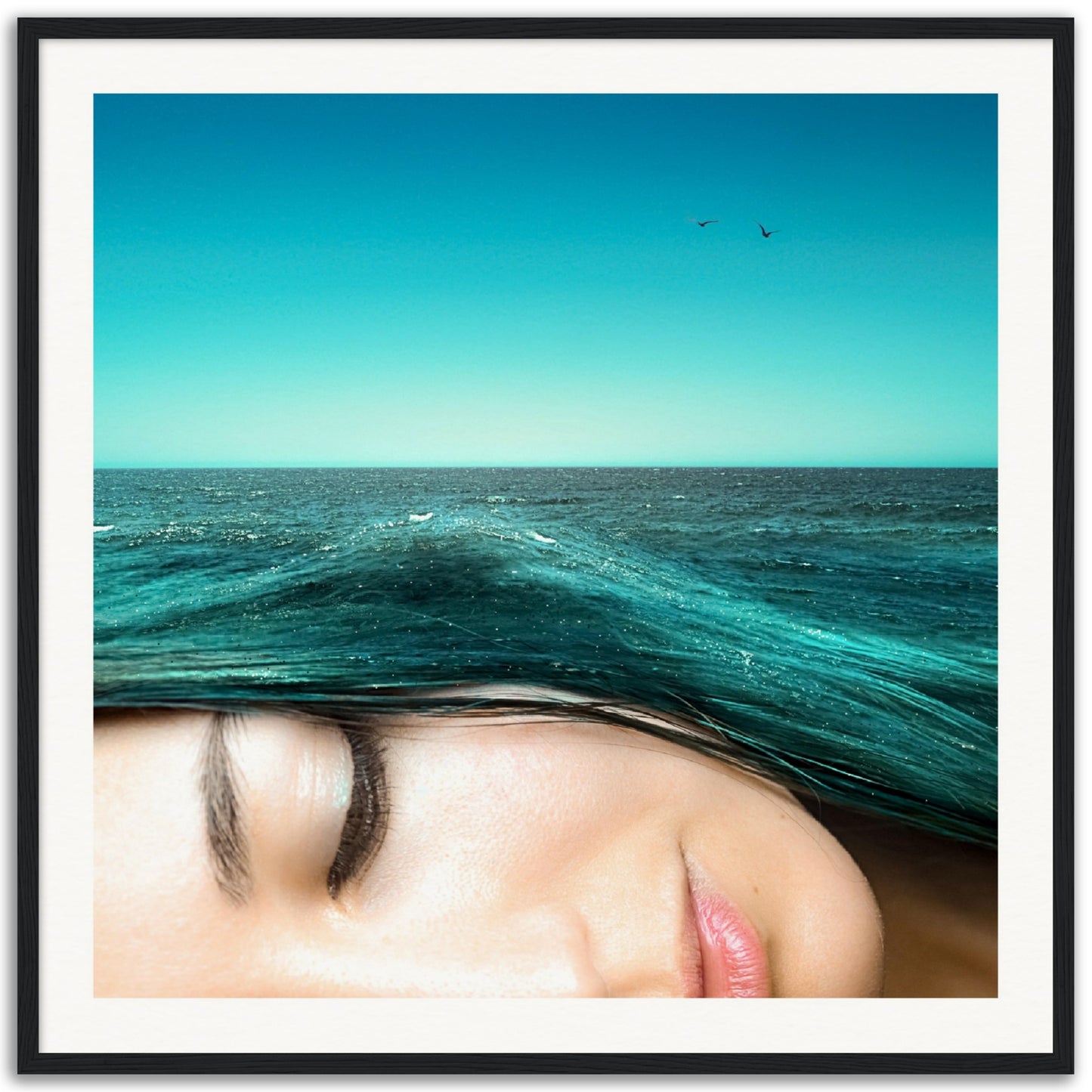 Wait And Sea - Museum-Quality Framed Art Print