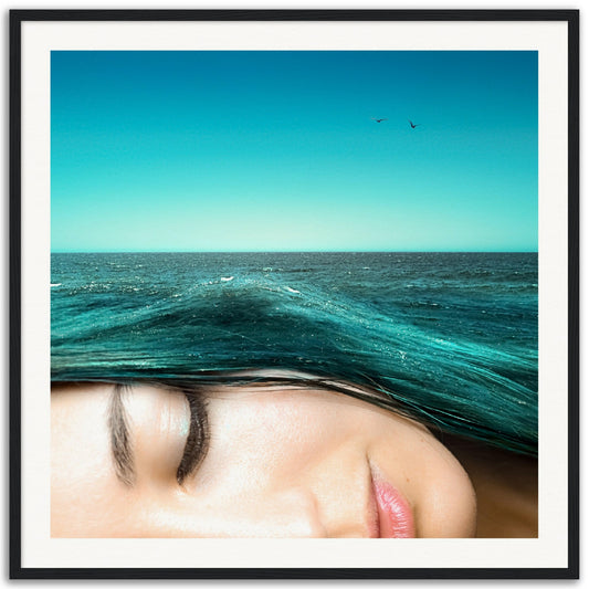 Wait And Sea - Museum-Quality Framed Art Print