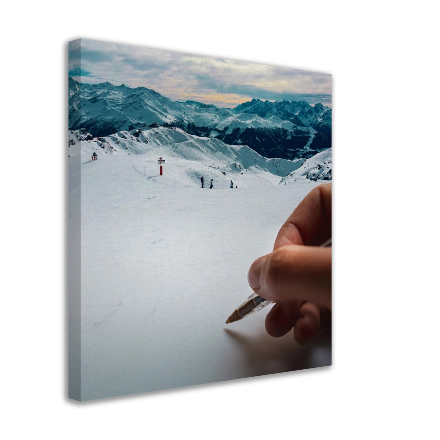Yes Or Snow - Canvas Print
