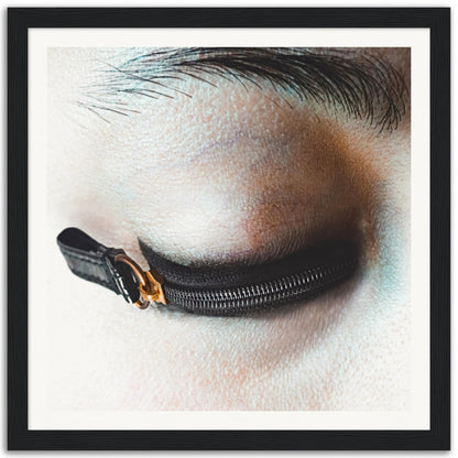 Shut Your Eyes And See - Museum-Quality Framed Art Print