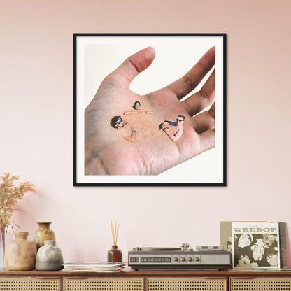 S(h)and - Museum-Quality Framed Art Print