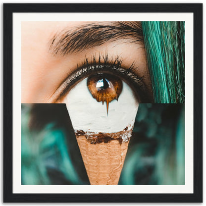 Eye-ce Cream - Museum-Quality Framed Art Print