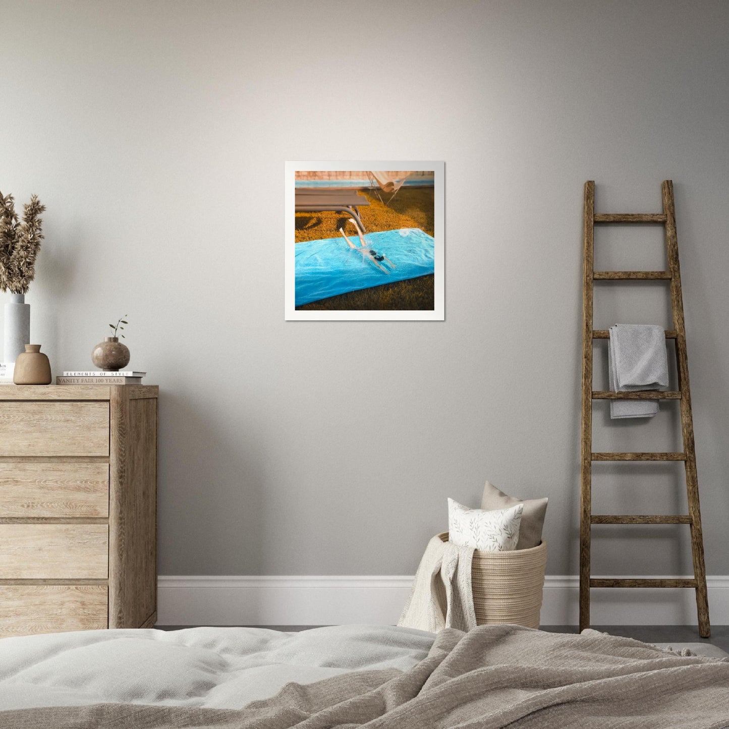 Diving Into Summer - Museum-Quality Art Print