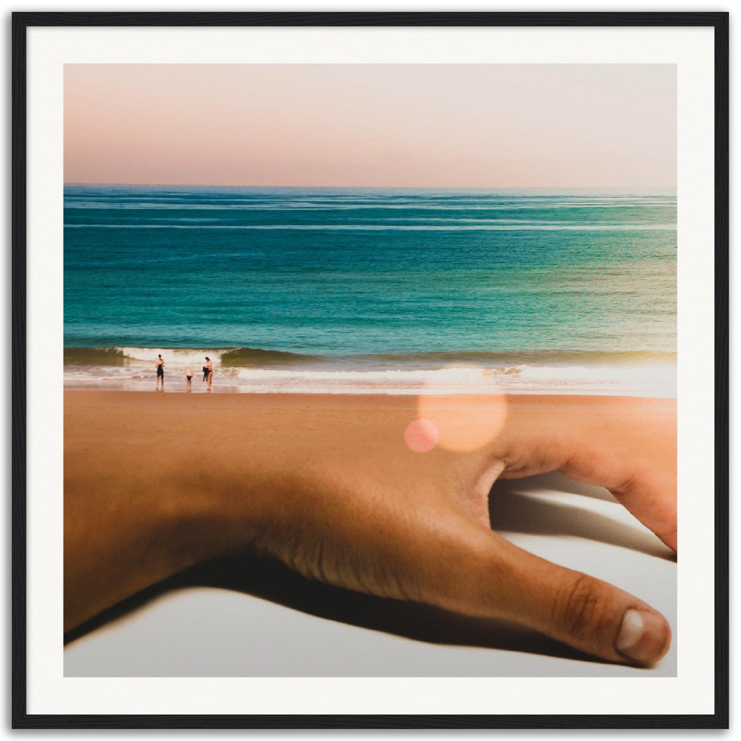 Handy Beach - Museum-Quality Framed Art Print