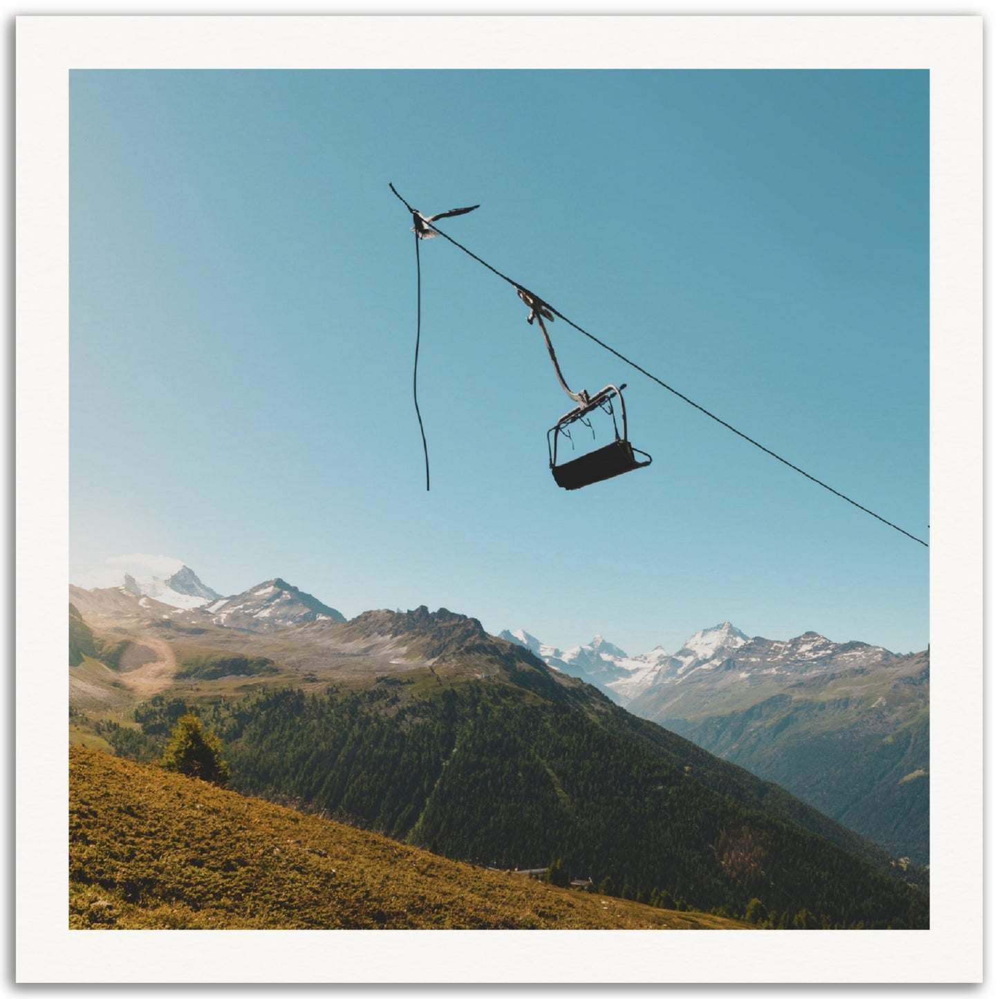 Chairlift #1 - Museum-Quality Art Print