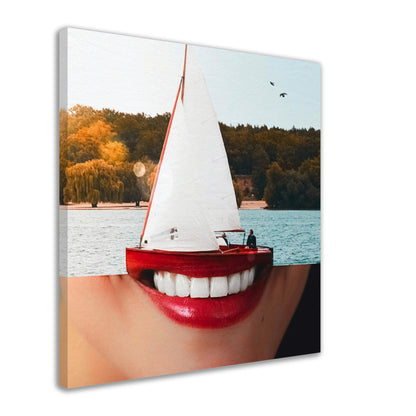 Boatiful Smile - Canvas Print