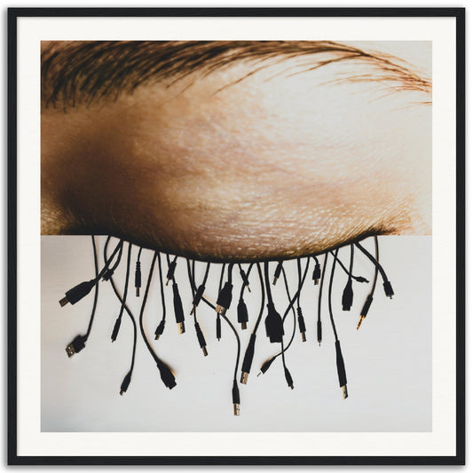 Eye-lectricity - Museum-Quality Framed Art Print
