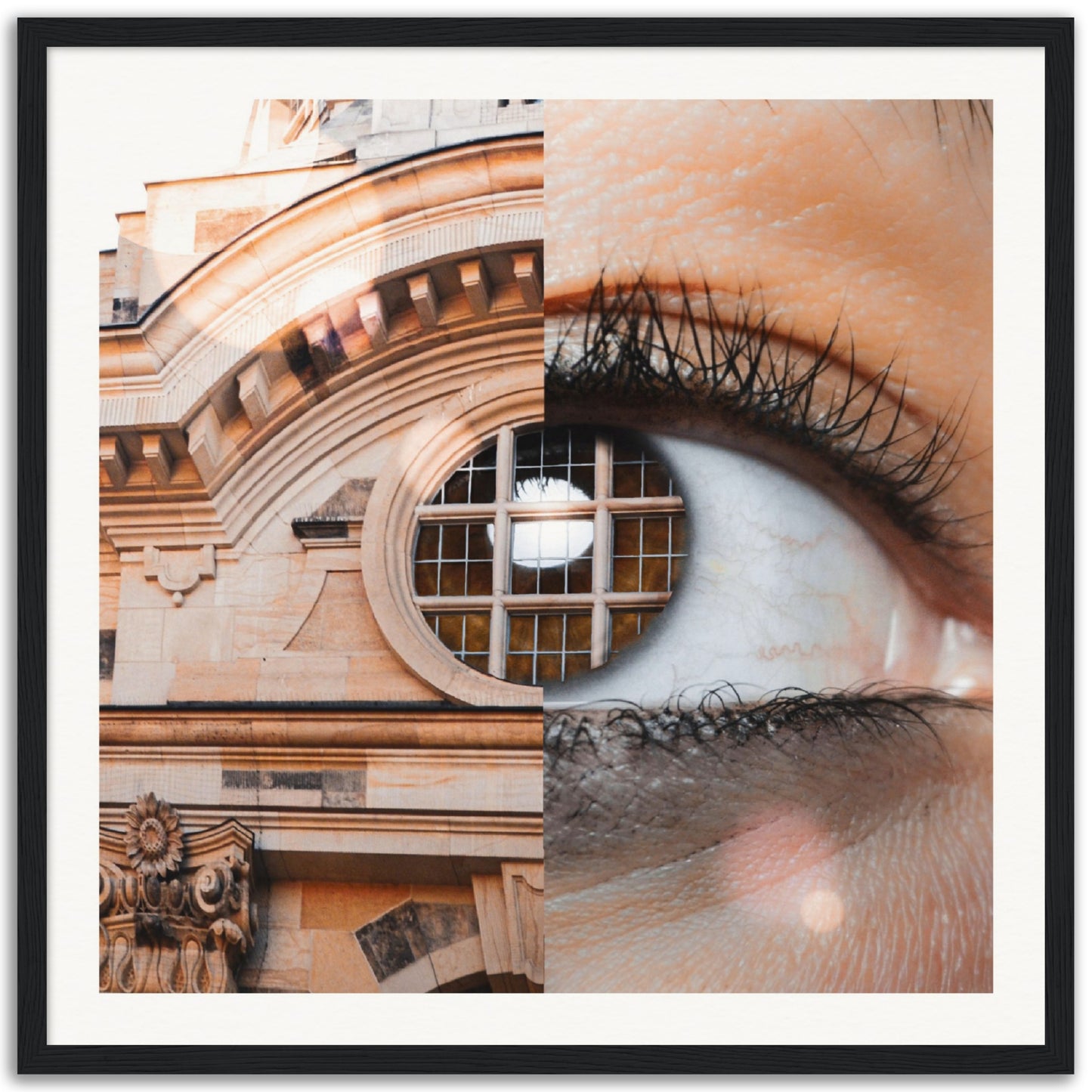 Window To The Soul - Museum-Quality Framed Art Print
