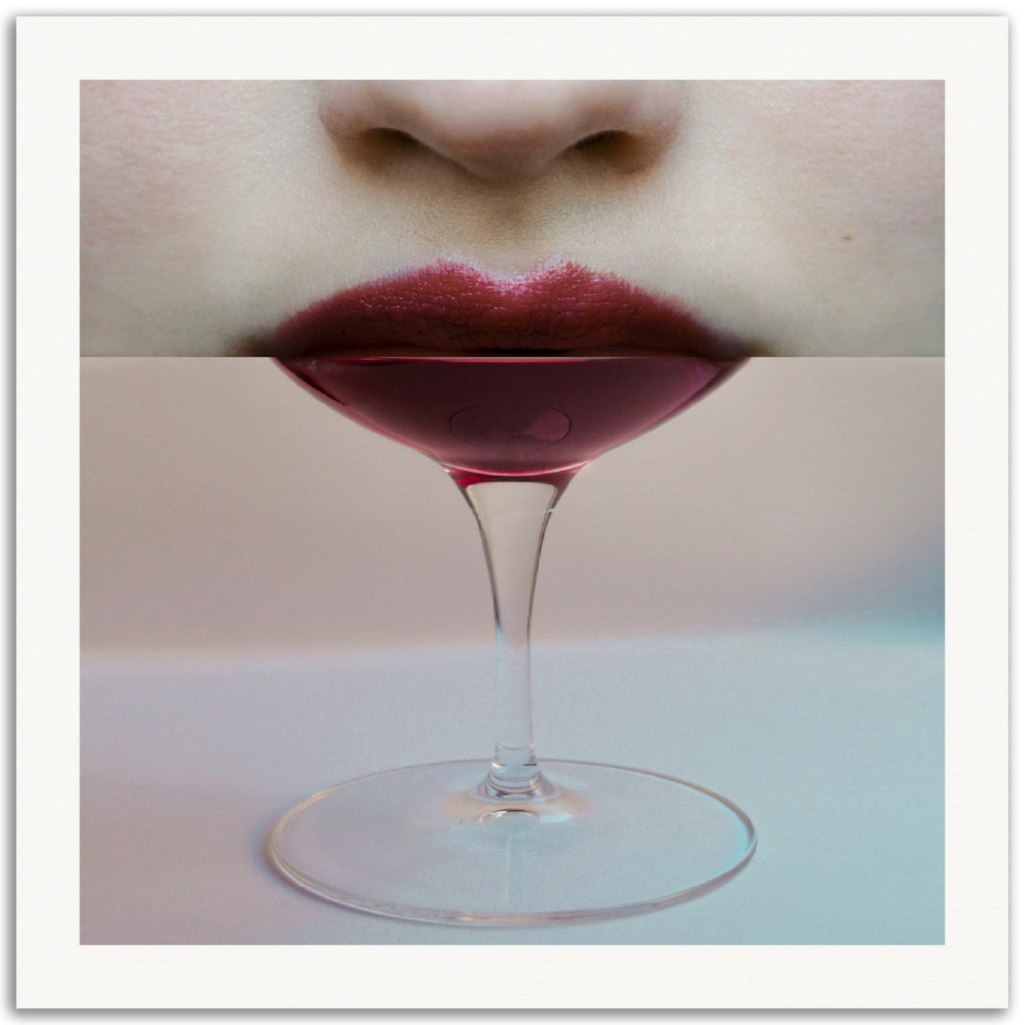 Lip Glass - Museum-Quality Art Print