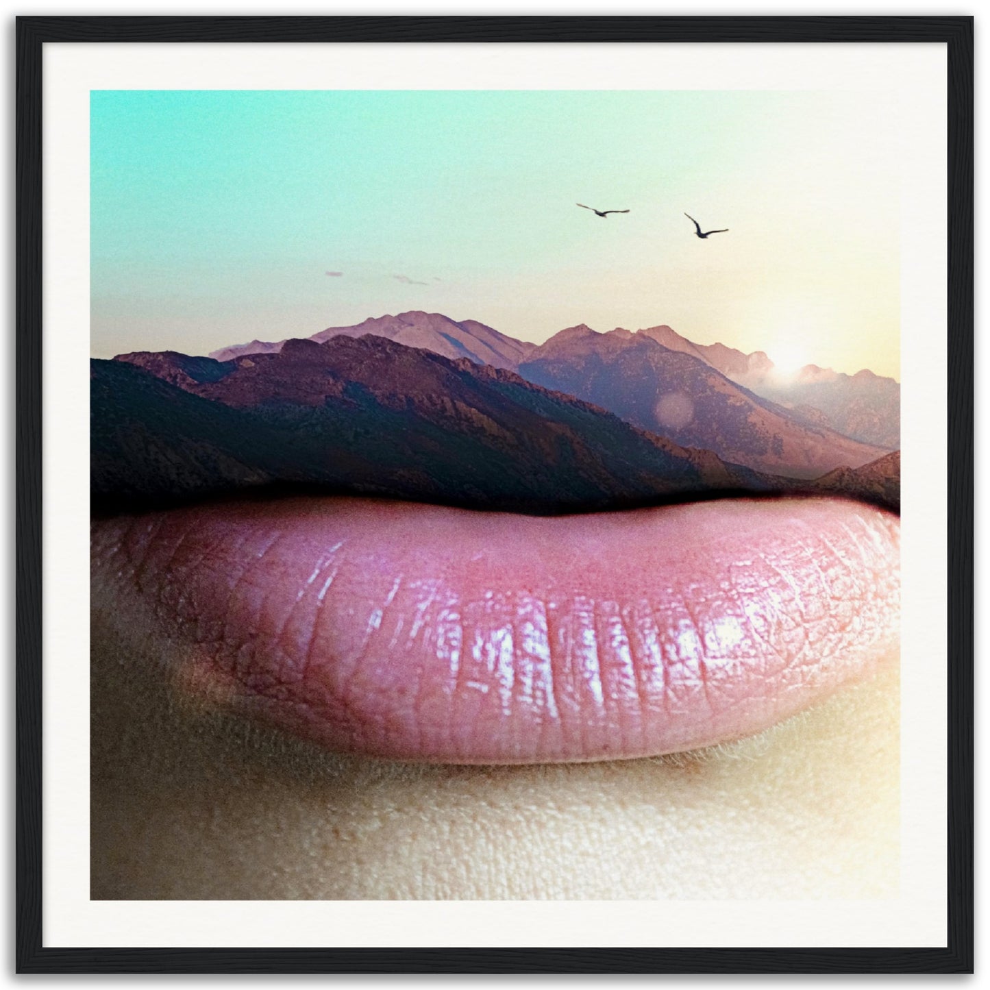 Mouthain #1 - Museum-Quality Framed Art Print