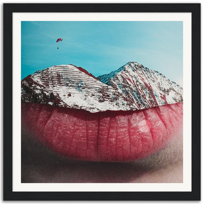 Mouthain #2 - Museum-Quality Framed Art Print