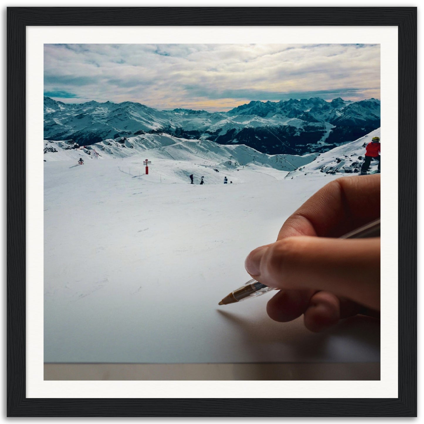 Yes Or Snow - Museum-Quality Framed Art Print