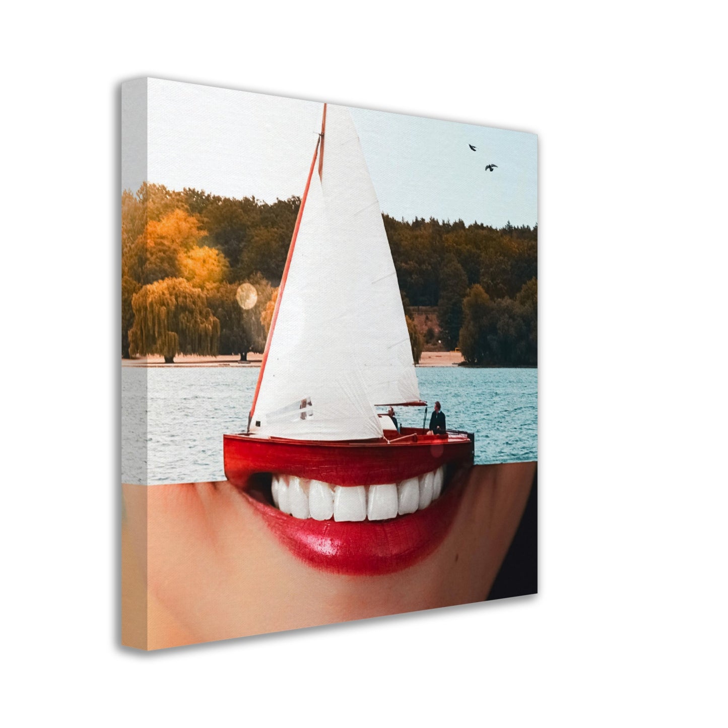 Boatiful Smile - Canvas Print
