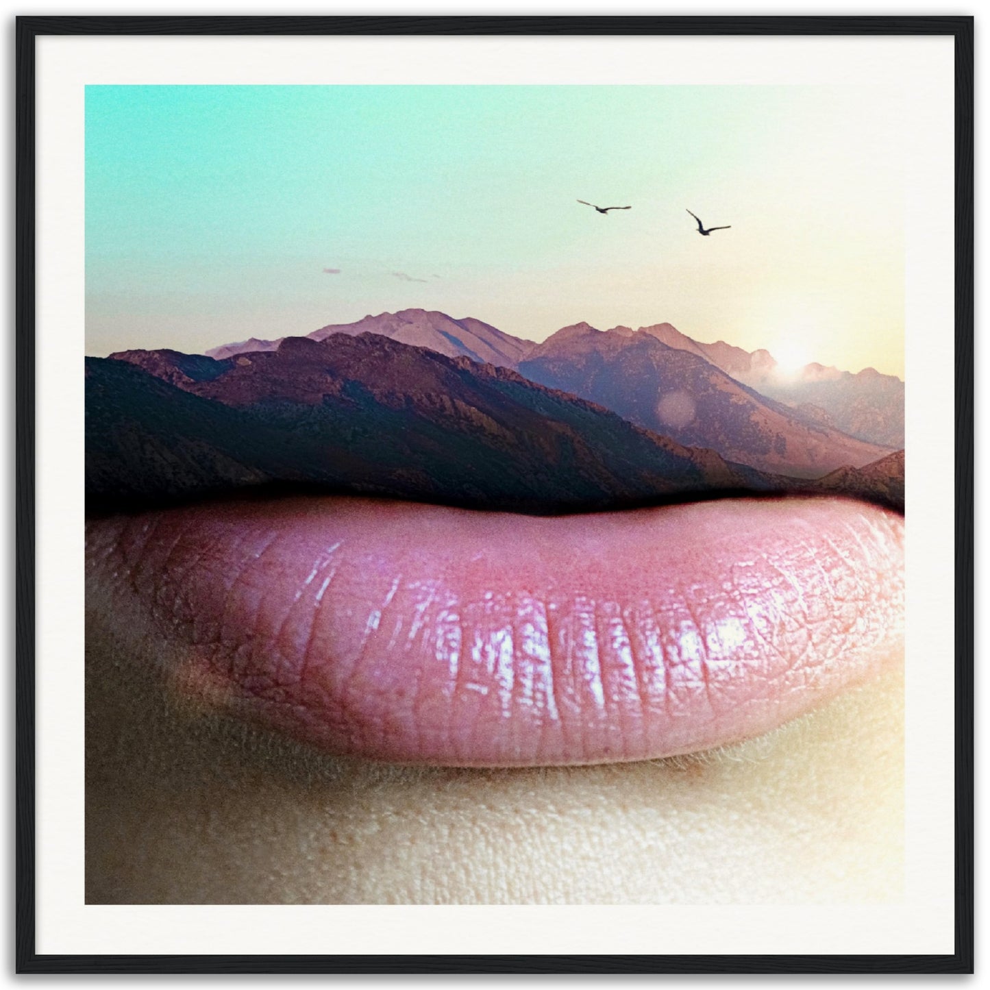 Mouthain #1 - Museum-Quality Framed Art Print