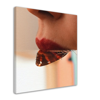 Shut Your Moth! - Canvas Print