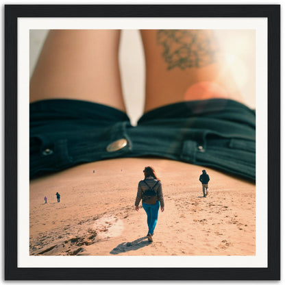 Sand Up For Yourself - Museum-Quality Framed Art Print