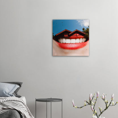 Home Is Where The Smile Is - Canvas Print