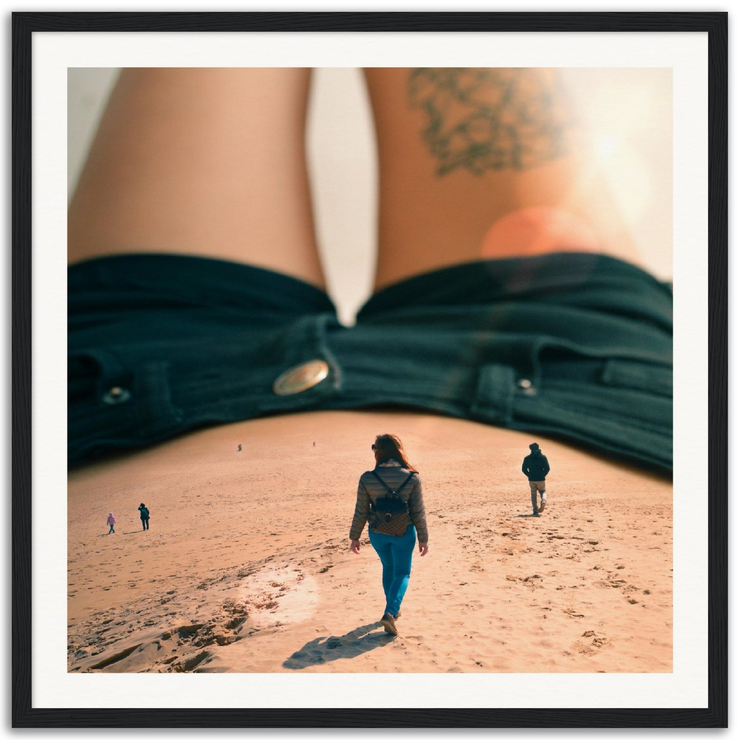 Sand Up For Yourself - Museum-Quality Framed Art Print