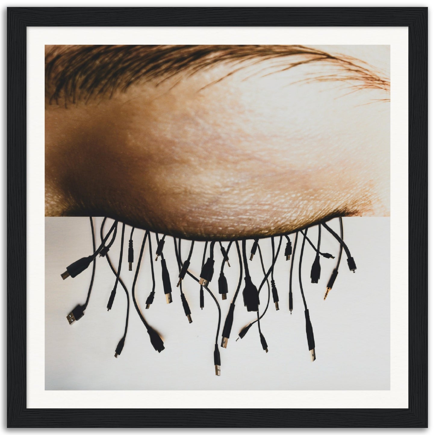 Eye-lectricity - Museum-Quality Framed Art Print
