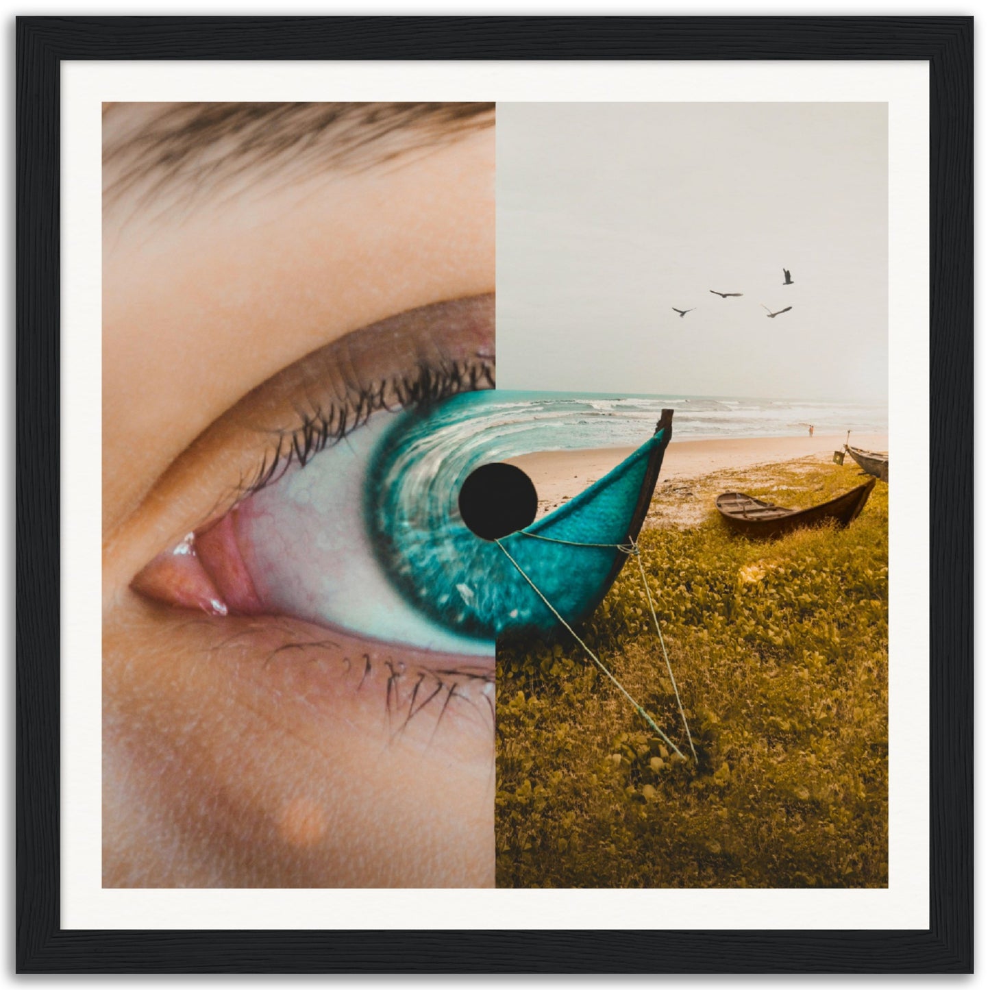 Seas-eye-de - Museum-Quality Framed Art Print