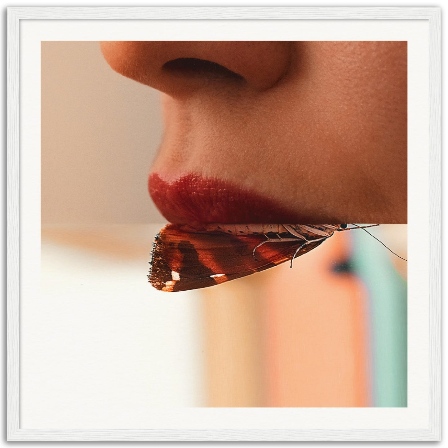 Shut Your Moth! - Museum-Quality Framed Art Print
