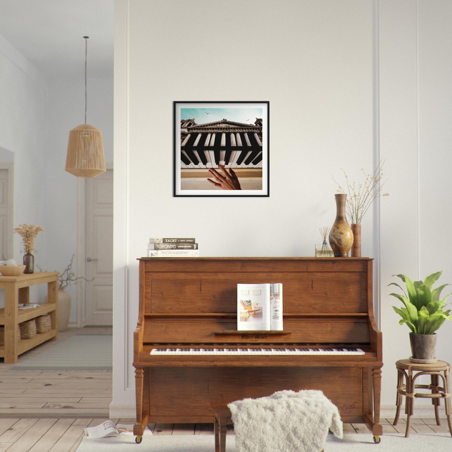 Architectural Symphony - Museum-Quality Framed Art Print