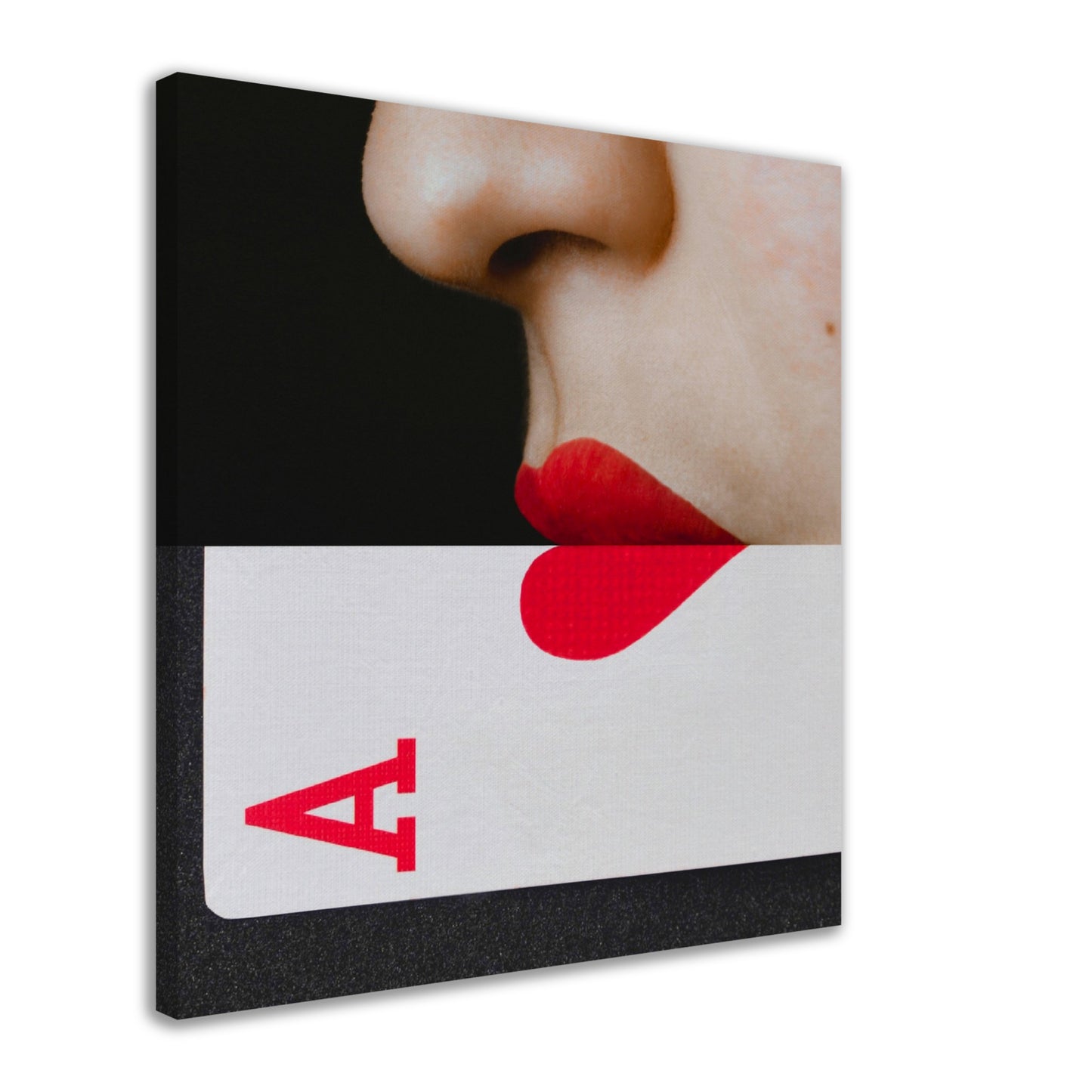 Poker (F)ace - Canvas Print