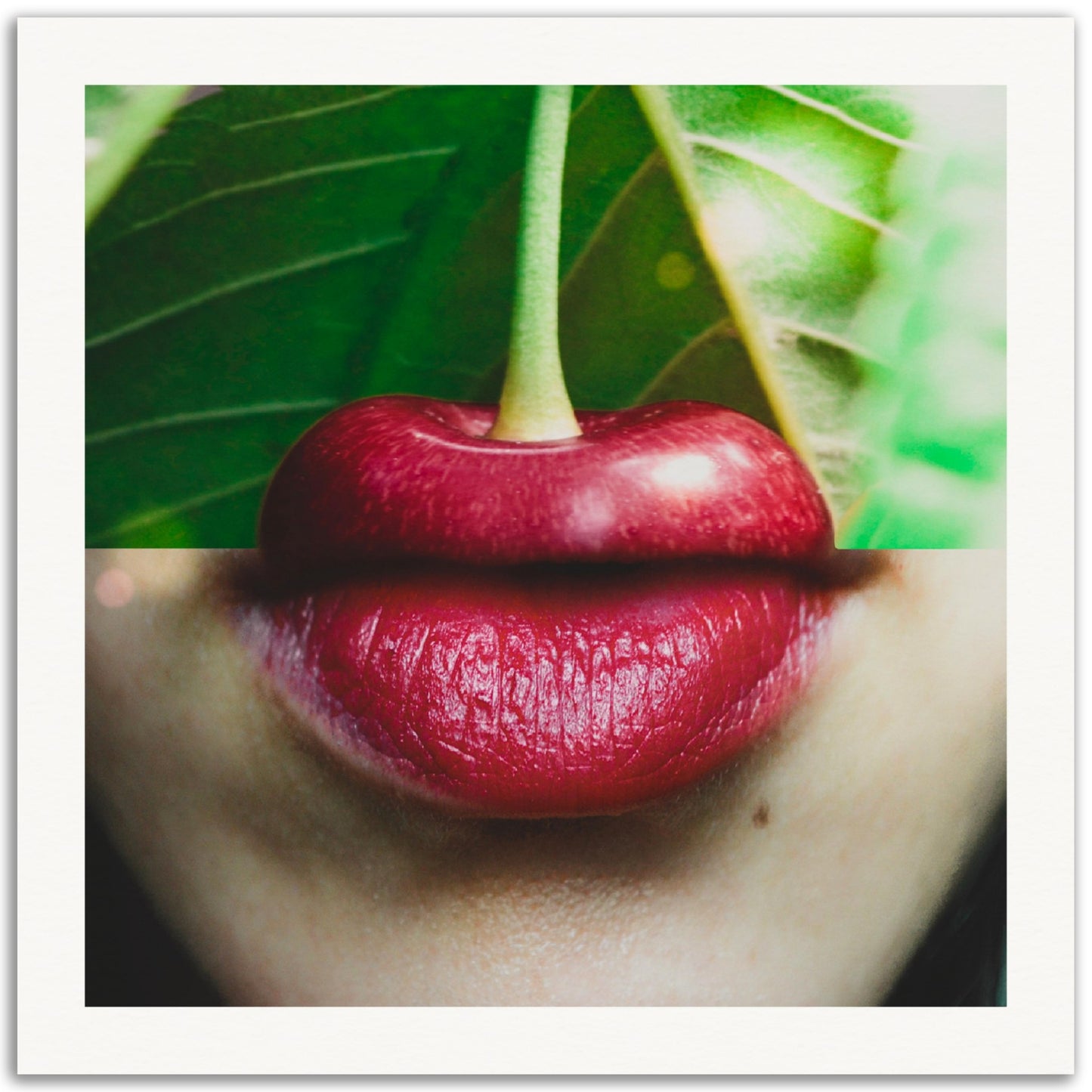 Cherry Lipstick - Museum-Quality Art Print