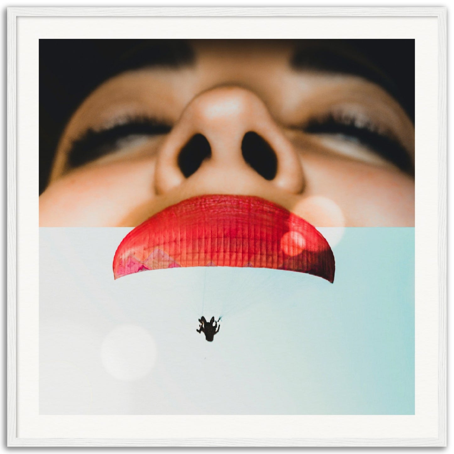 Parasai-lips - Museum-Quality Framed Art Print