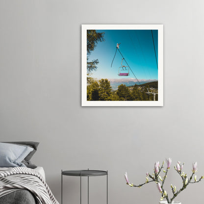 Chairlift #2 - Museum-Quality Art Print