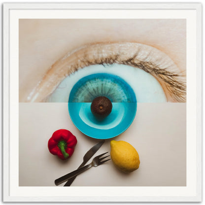 Eye-vocado - Museum-Quality Framed Art Print