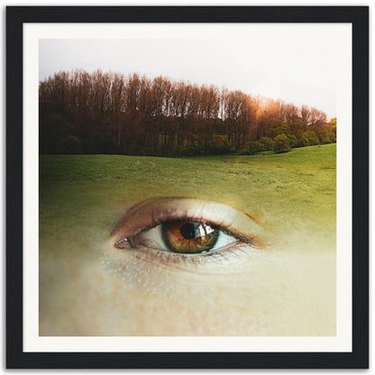 Natural Eyebrows - Museum-Quality Framed Art Print