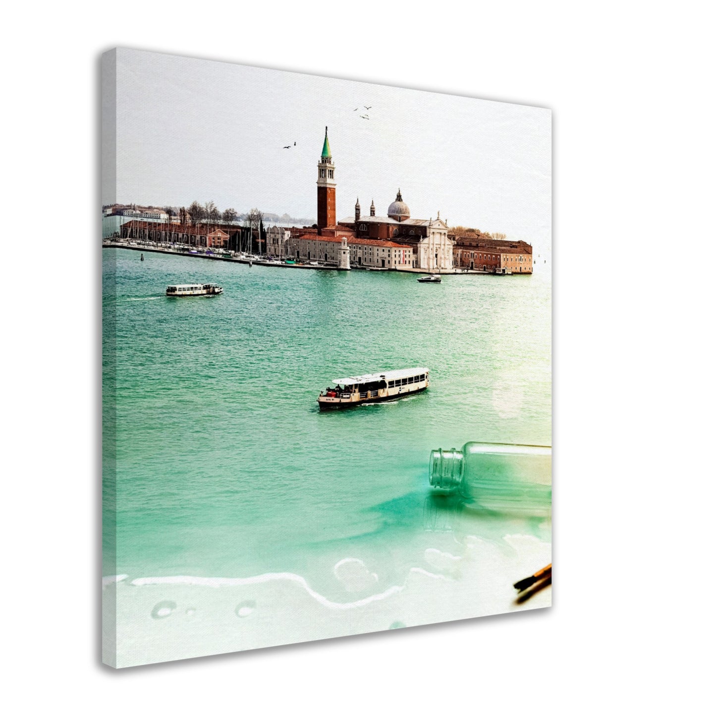 Venice In A Bottle - Canvas Print