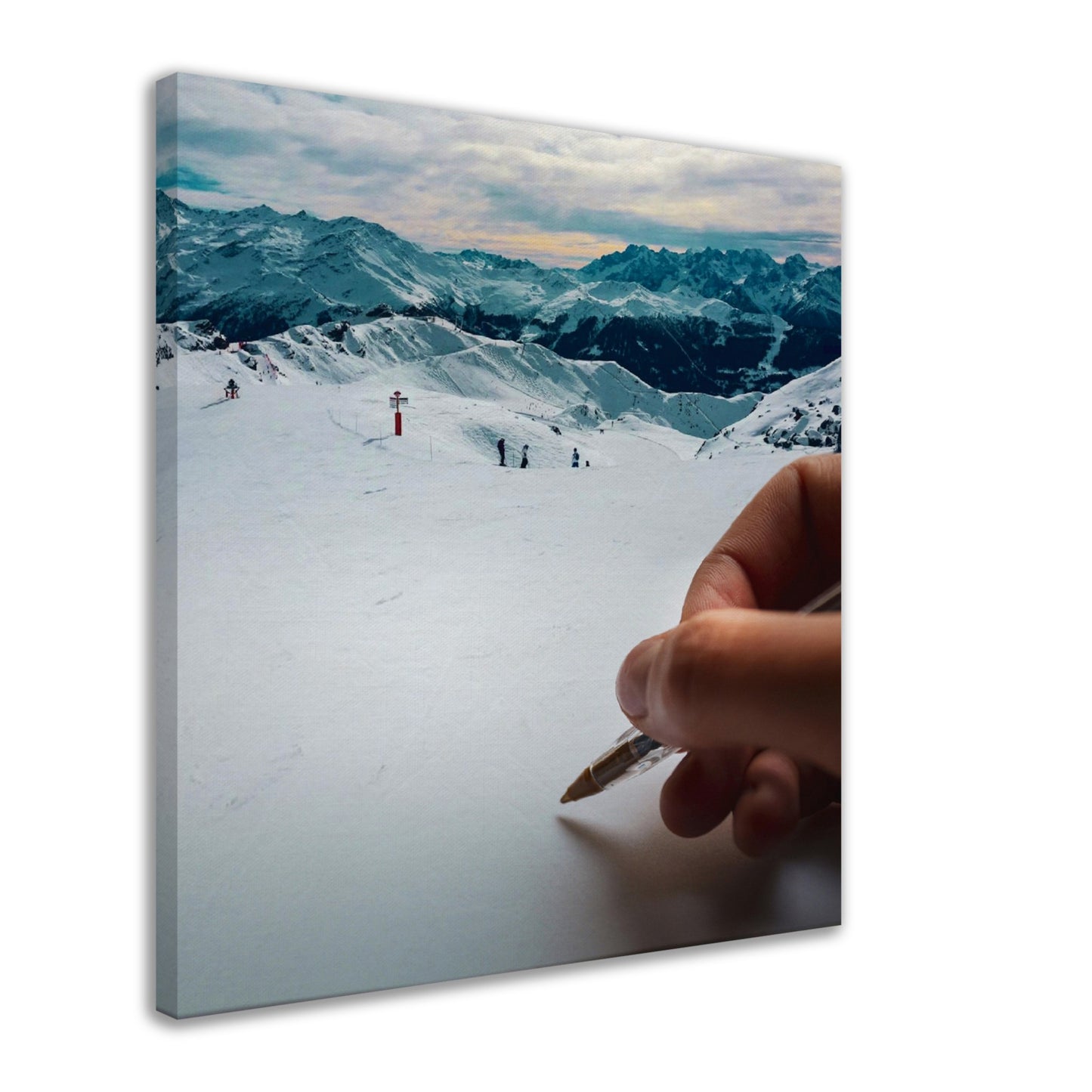 Yes Or Snow - Canvas Print