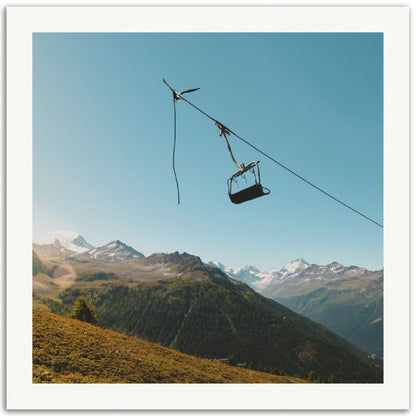 Chairlift #1 - Museum-Quality Art Print