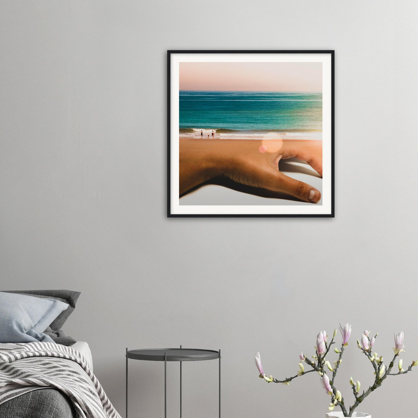Handy Beach - Museum-Quality Framed Art Print