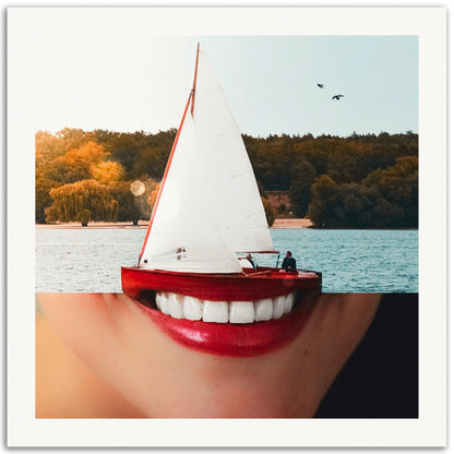 Boatiful Smile - Museum-Quality Art Print
