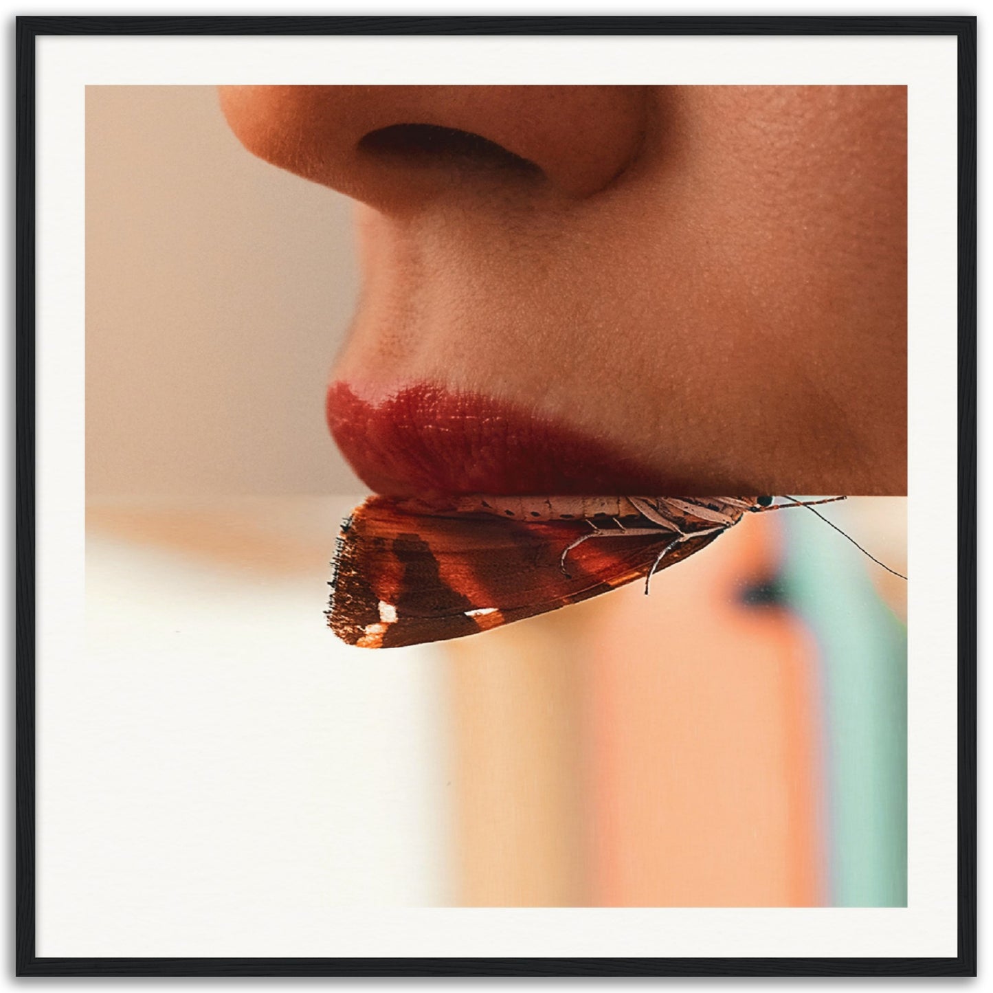 Shut Your Moth! - Museum-Quality Framed Art Print