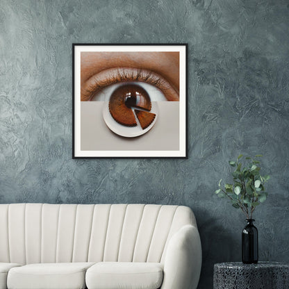 The Eye-cing On The Cake - Museum-Quality Framed Art Print