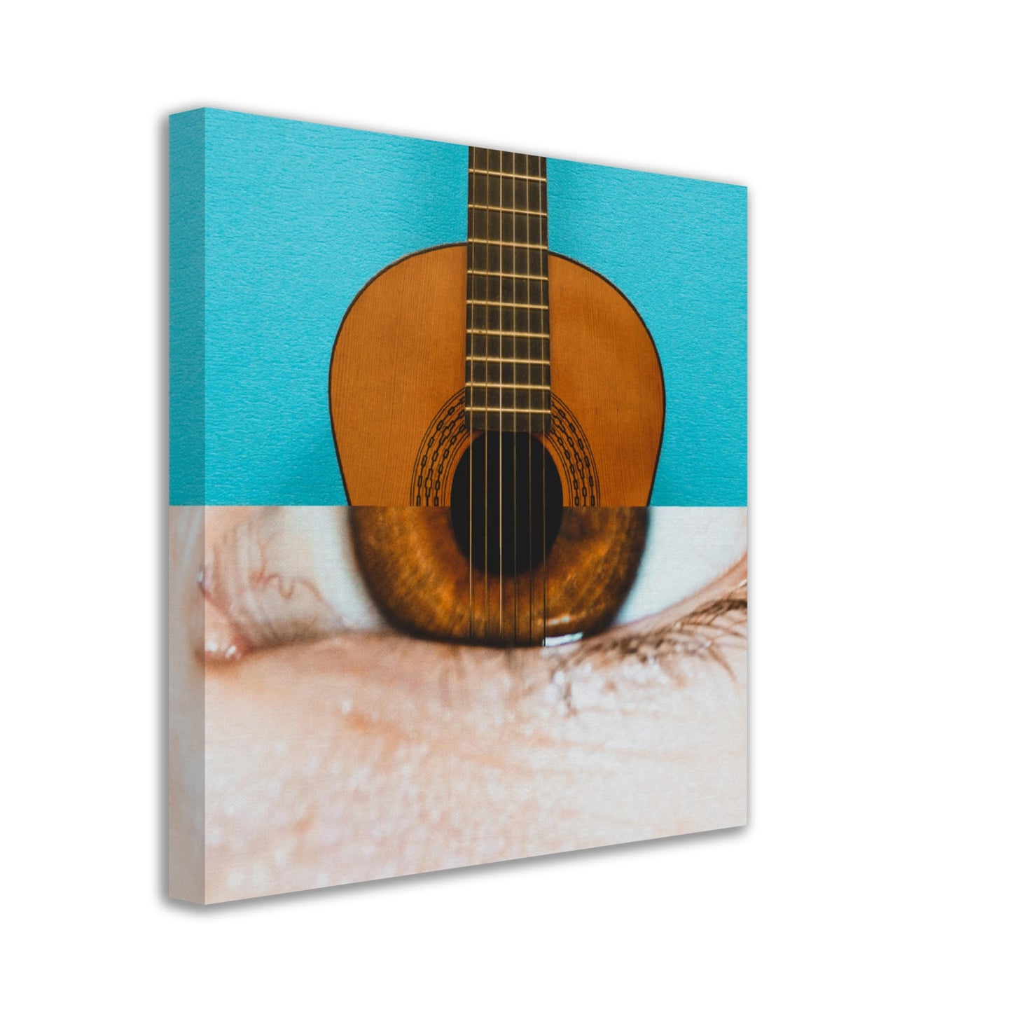 Eye-coustic Guitar - Canvas Print