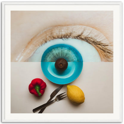 Eye-vocado - Museum-Quality Framed Art Print