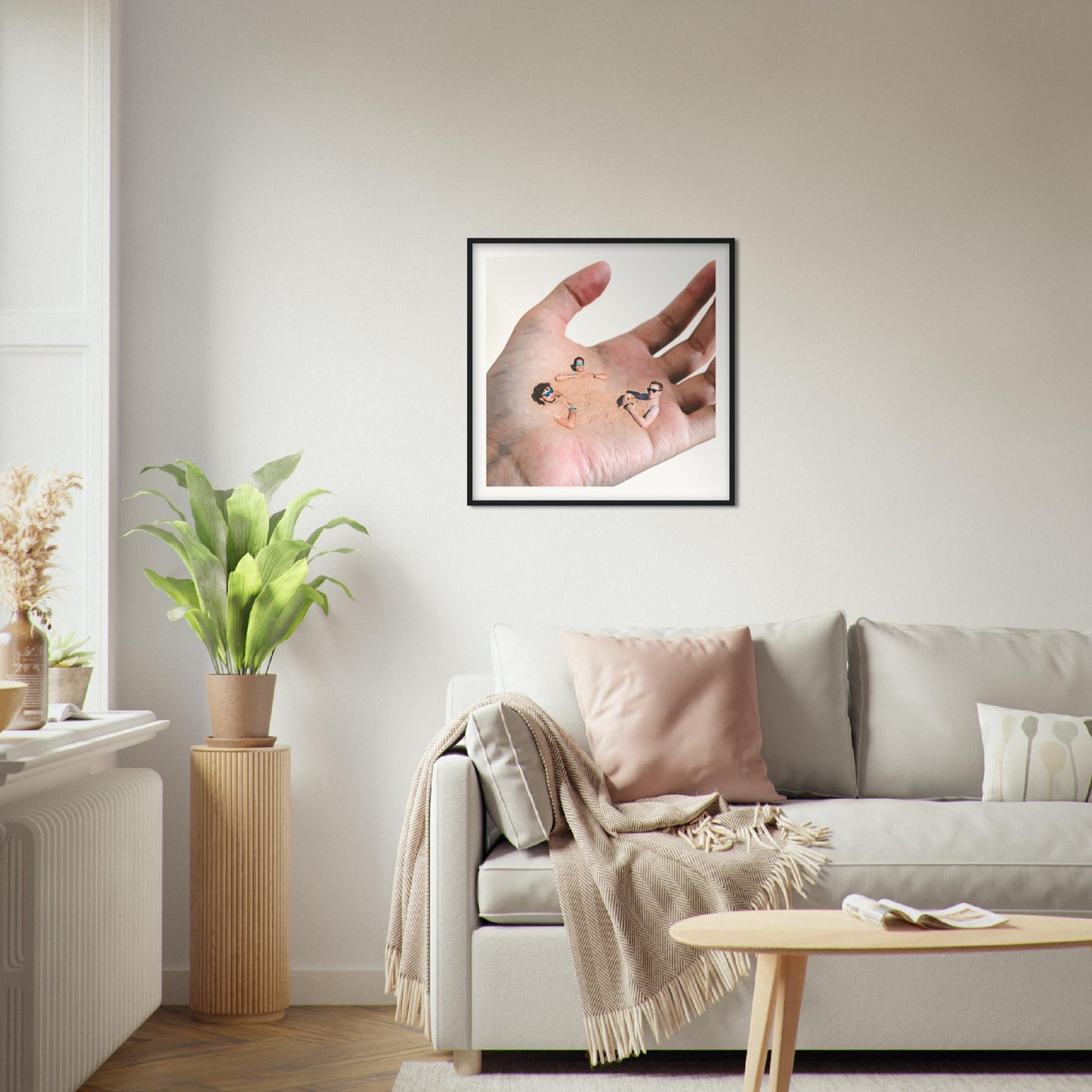 S(h)and - Museum-Quality Framed Art Print